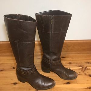Brown Leather Bandolino Boots